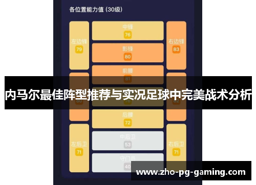 内马尔最佳阵型推荐与实况足球中完美战术分析