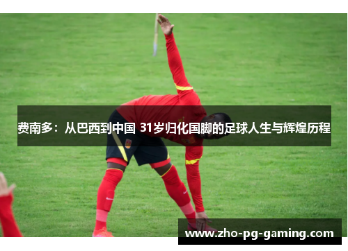 费南多：从巴西到中国 31岁归化国脚的足球人生与辉煌历程